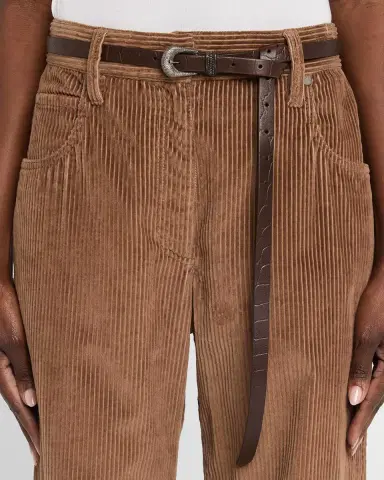 Brunello Cucinelli Long Croc-Embossed Leather Belt | Thumbnail 2 Brunello Cucinelli Long Croc-Embossed Leather Belt | Thumbnail 2