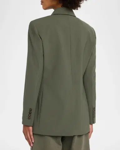 Brunello Cucinelli Tropical Luxury Wool Double-Breasted Jacket | Thumbnail 3 Brunello Cucinelli Tropical Luxury Wool Double-Breasted Jacket | Thumbnail 3