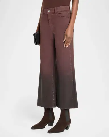 Kobi Halperin Rafaella Ombré Flared Crop Jeans | Thumbnail 4 Kobi Halperin Rafaella Ombré Flared Crop Jeans | Thumbnail 4