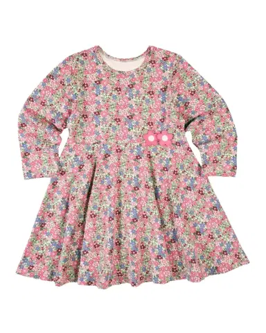 Florence Eiseman Girl's Floral Knit Dress, Size 2-8 | Thumbnail 1