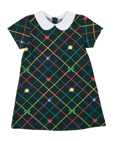 Florence Eiseman Girl's Printed Knit Dress, Size 2-8 | Thumbnail 1