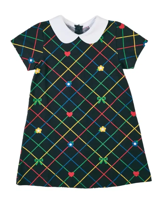 Florence Eiseman Girl's Printed Knit Dress, Size 2-8