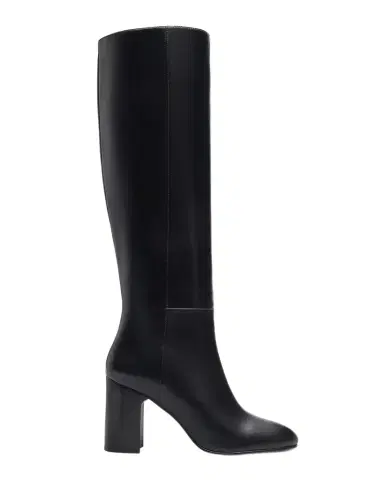 Stuart Weitzman 85mm Mulberry Leather Knee-High Boots | Thumbnail 1