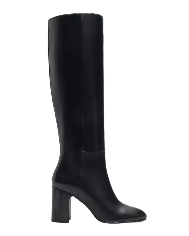 Stuart Weitzman 85mm Mulberry Leather Knee-High Boots