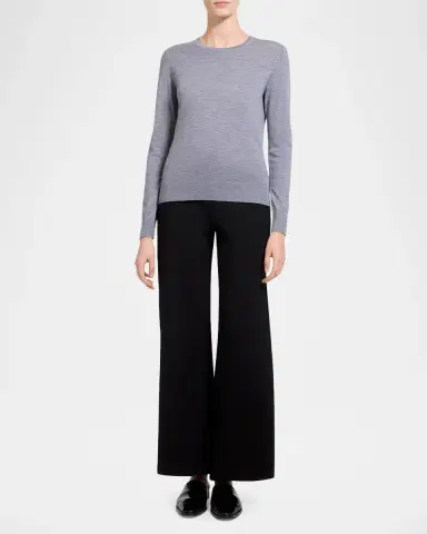 Theory Regal Merino Wool Knit Crewneck Top | Thumbnail 2