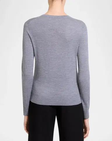 Theory Regal Merino Wool Knit Crewneck Top | Thumbnail 3