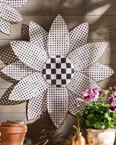 MacKenzie-Childs Cane Large Indoor/Outdoor Wallflower | Thumbnail 3