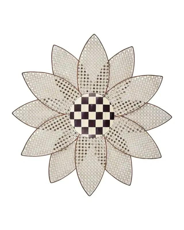 MacKenzie-Childs Cane Large Indoor/Outdoor Wallflower