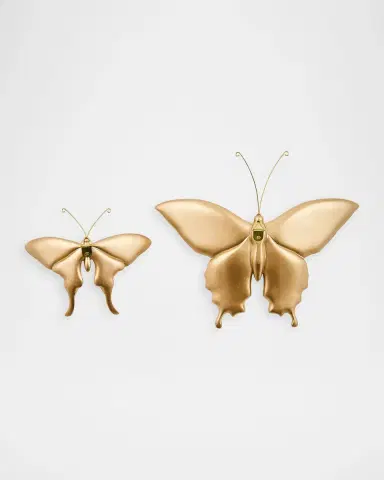 MacKenzie-Childs Mocha Butterfly Wall Decor Duo | Thumbnail 3 MacKenzie-Childs Mocha Butterfly Wall Decor Duo | Thumbnail 3