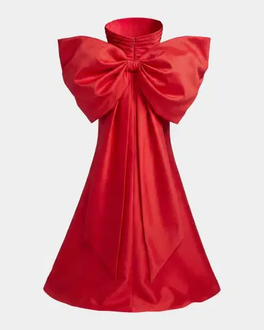 Mac Duggal Oversized Bow Satin Gown | Thumbnail 5