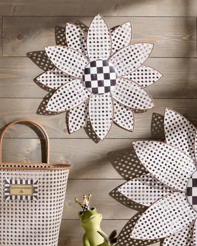 MacKenzie-Childs Cane Small Indoor/Outdoor Wallflower | Thumbnail 3