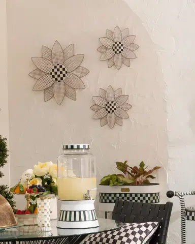 MacKenzie-Childs Cane Small Indoor/Outdoor Wallflower | Thumbnail 4