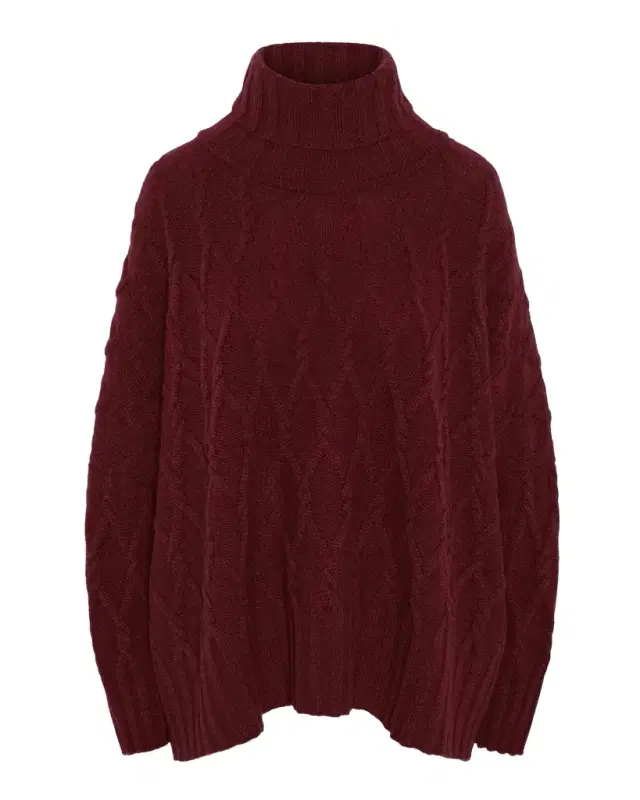 Eskandar Roll Neck Sweater - Mid Plus Length