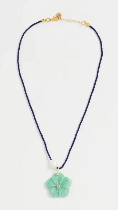 Maison Irem Azure Flower Necklace | Thumbnail 2