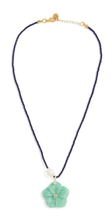 Maison Irem Azure Flower Necklace | Thumbnail 1