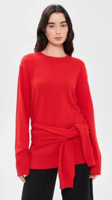 Source Unknown Tio Extra Shawl Sweater Red M/L | Thumbnail 6