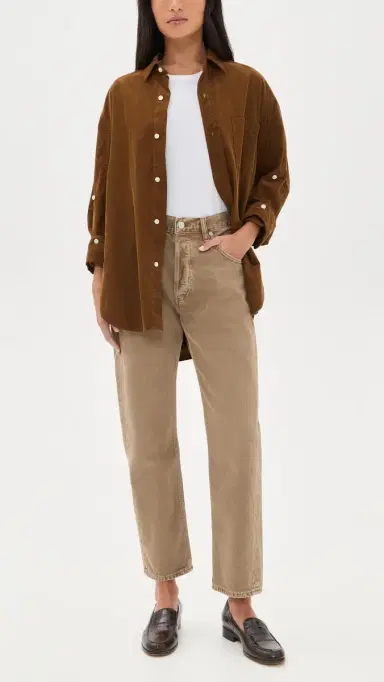 Citizens of Humanity Winslow Boyfriend Cropped Jeans Tan | Thumbnail 5 Citizens of Humanity Winslow Boyfriend Cropped Jeans Tan | Thumbnail 5