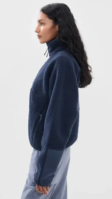 Halfdays Pieper Fleece Jacket Navy | Thumbnail 4 Halfdays Pieper Fleece Jacket Navy | Thumbnail 4