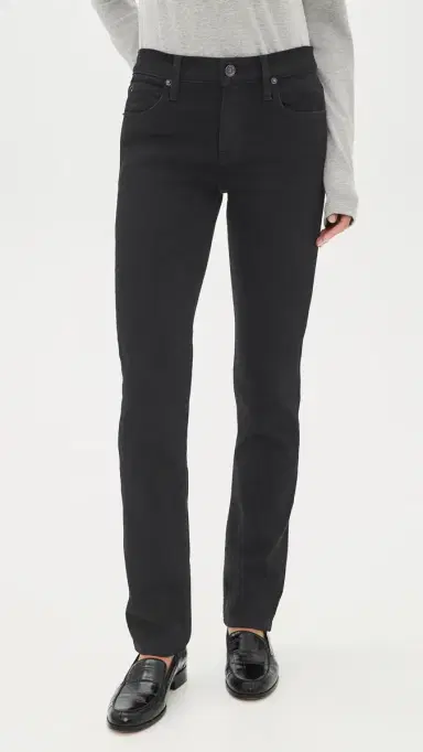 SLVRLAKE Naomi Slim Jeans Jet Black | Thumbnail 2