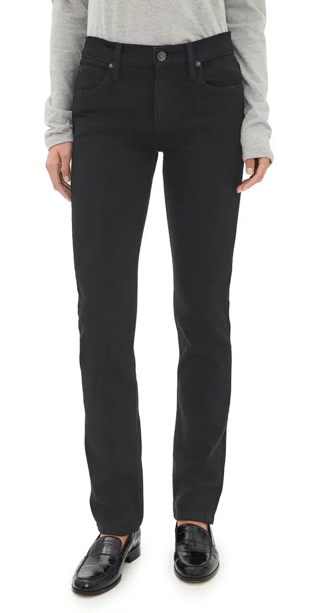 SLVRLAKE Naomi Slim Jeans Jet Black