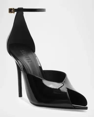 Schutz Ingrid 100MM Patent Leather D 'Orsay Sandals | Thumbnail 2