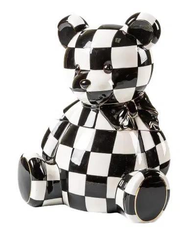 MacKenzie-Childs Courtly Check Bear Cookie Jar | Thumbnail 3 MacKenzie-Childs Courtly Check Bear Cookie Jar | Thumbnail 3