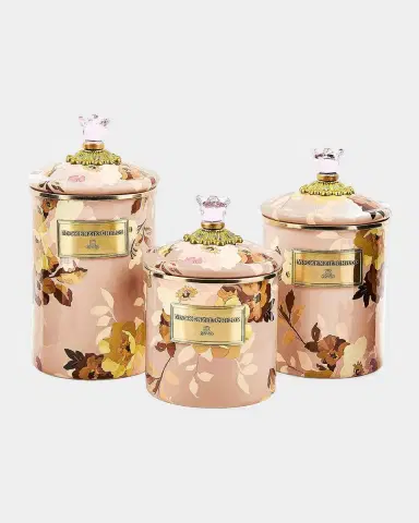 MacKenzie-Childs Wild Rose Mauve Medium Canister | Thumbnail 2 MacKenzie-Childs Wild Rose Mauve Medium Canister | Thumbnail 2