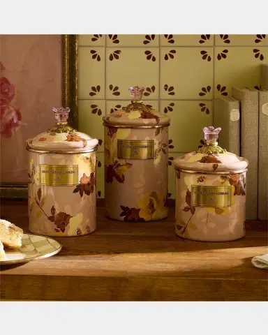 MacKenzie-Childs Wild Rose Mauve Medium Canister | Thumbnail 4 MacKenzie-Childs Wild Rose Mauve Medium Canister | Thumbnail 4