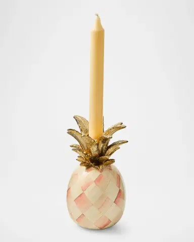 MacKenzie-Childs Rosy Pineapple Candle Holder | Thumbnail 2