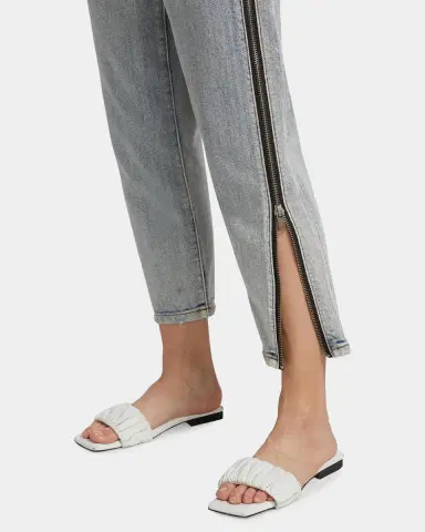 3.1 Phillip Lim Straight-Leg Cropped Jeans with Side Zipper Detail | Thumbnail 5