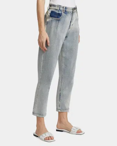 3.1 Phillip Lim Straight-Leg Cropped Jeans with Side Zipper Detail | Thumbnail 7