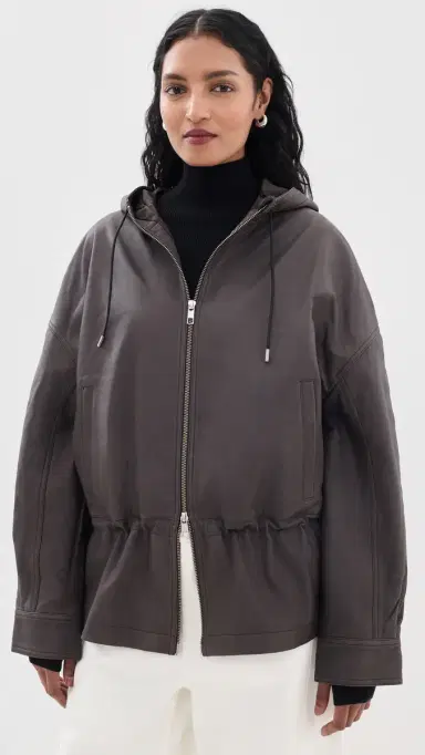 Staud Gondola Lambskin Leather Jacket | Thumbnail 2 Staud Gondola Lambskin Leather Jacket | Thumbnail 2