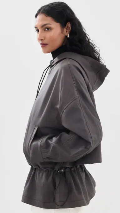 Staud Gondola Lambskin Leather Jacket | Thumbnail 4 Staud Gondola Lambskin Leather Jacket | Thumbnail 4