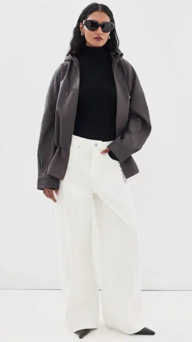 Staud Gondola Lambskin Leather Jacket | Thumbnail 5 Staud Gondola Lambskin Leather Jacket | Thumbnail 5