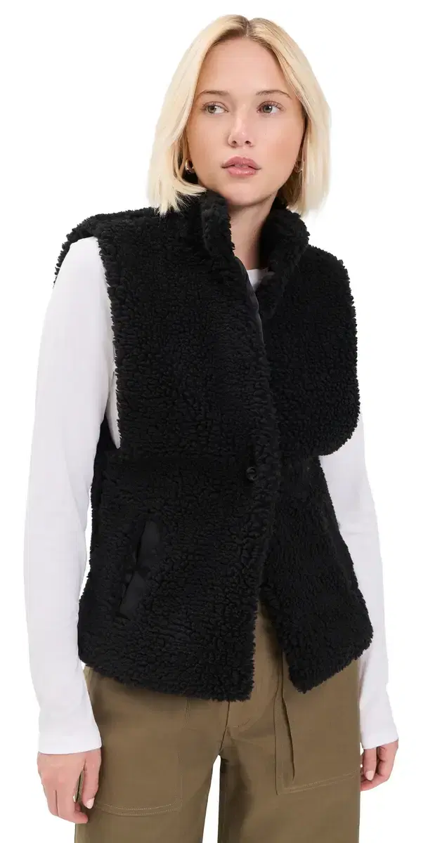 The Lulo Project Amparo Faux Fur Vest Black01