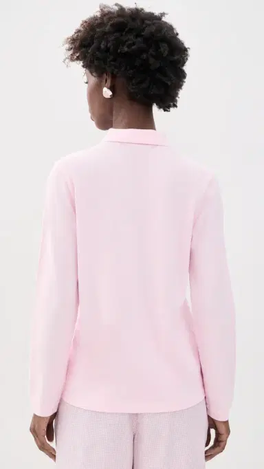 Hommegirls Long Sleeve Polo Pink | Thumbnail 3