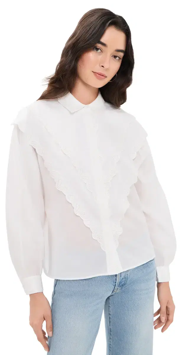 Frame The Poplin Equestrian Shirt
