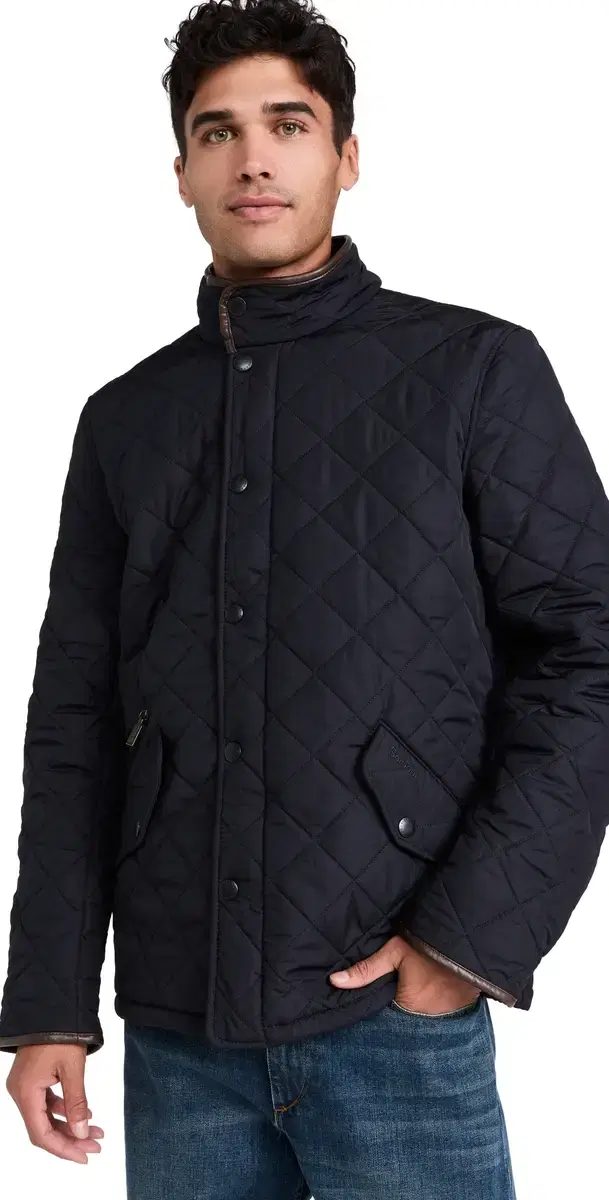 Barbour Powell Quilted Jacket Navy