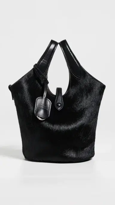 Polo Ralph Lauren Haircalf Crossbody Bag Black One Size | Thumbnail 2