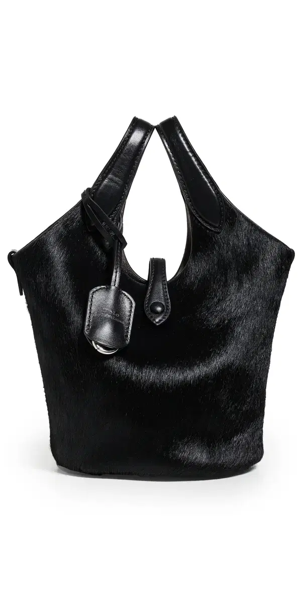 Polo Ralph Lauren Haircalf Crossbody Bag Black One Size