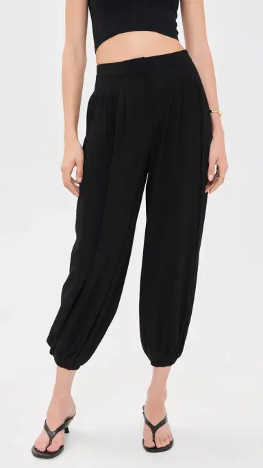 Source Unknown Giacca Ruched Balloon Leg Trousers Black L | Thumbnail 2
