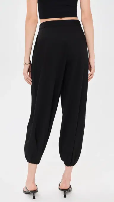 Source Unknown Giacca Ruched Balloon Leg Trousers Black L | Thumbnail 3