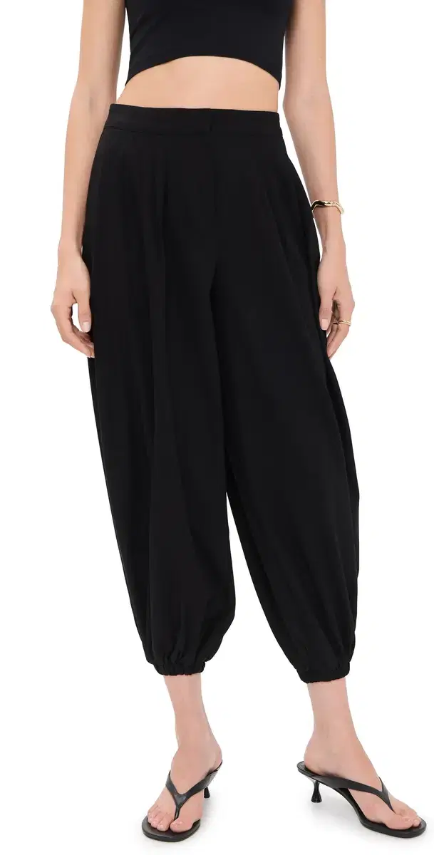Source Unknown Giacca Ruched Balloon eg Trousers Black