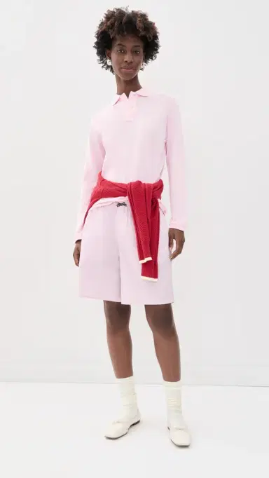 Hommegirls Long Boxer Shorts Pink Graph | Thumbnail 2