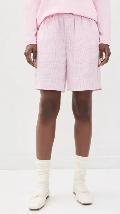 Hommegirls Long Boxer Shorts Pink Graph | Thumbnail 3