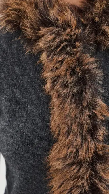 Marc Jacobs Faux Fur Lined Cardigan | Thumbnail 6 Marc Jacobs Faux Fur Lined Cardigan | Thumbnail 6