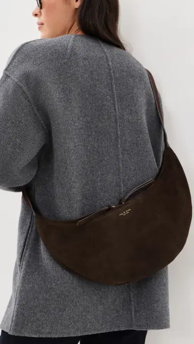 rag & bone Brayton Sling Crossbody Bag Chocolate One Size | Thumbnail 3
