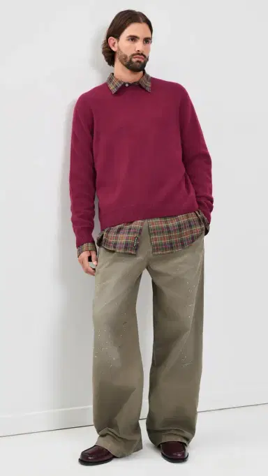 Acne Studios Setar Check Flannel Shirt Green Multi | Thumbnail 5 Acne Studios Setar Check Flannel Shirt Green Multi | Thumbnail 5