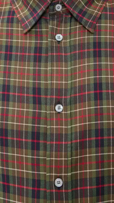 Acne Studios Setar Check Flannel Shirt Green Multi | Thumbnail 6 Acne Studios Setar Check Flannel Shirt Green Multi | Thumbnail 6