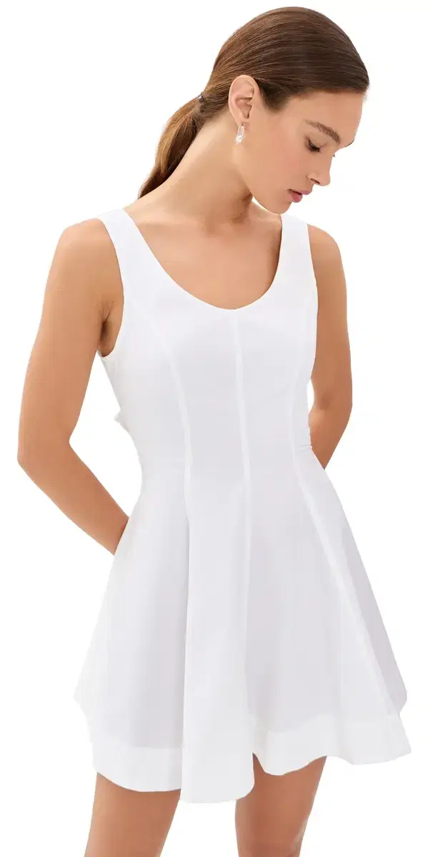 The Poppy Mini Dress White